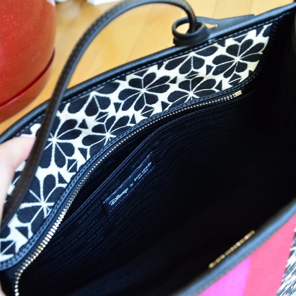 kate spade Flower Patterns Canvas A4 Office Style Elegant Style Totes KC882 - Picture 10 of 10